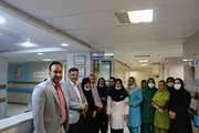 دکتر خسروپناه باحضور در بخش ها و واحدهای بیمارستان سال نو را به همکاران خود تبریک گفت 