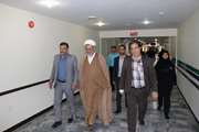 حجه الاسلام و المسلمین بهرام پور امام جمعه دزفول  از بیمارستان بازدید کرد